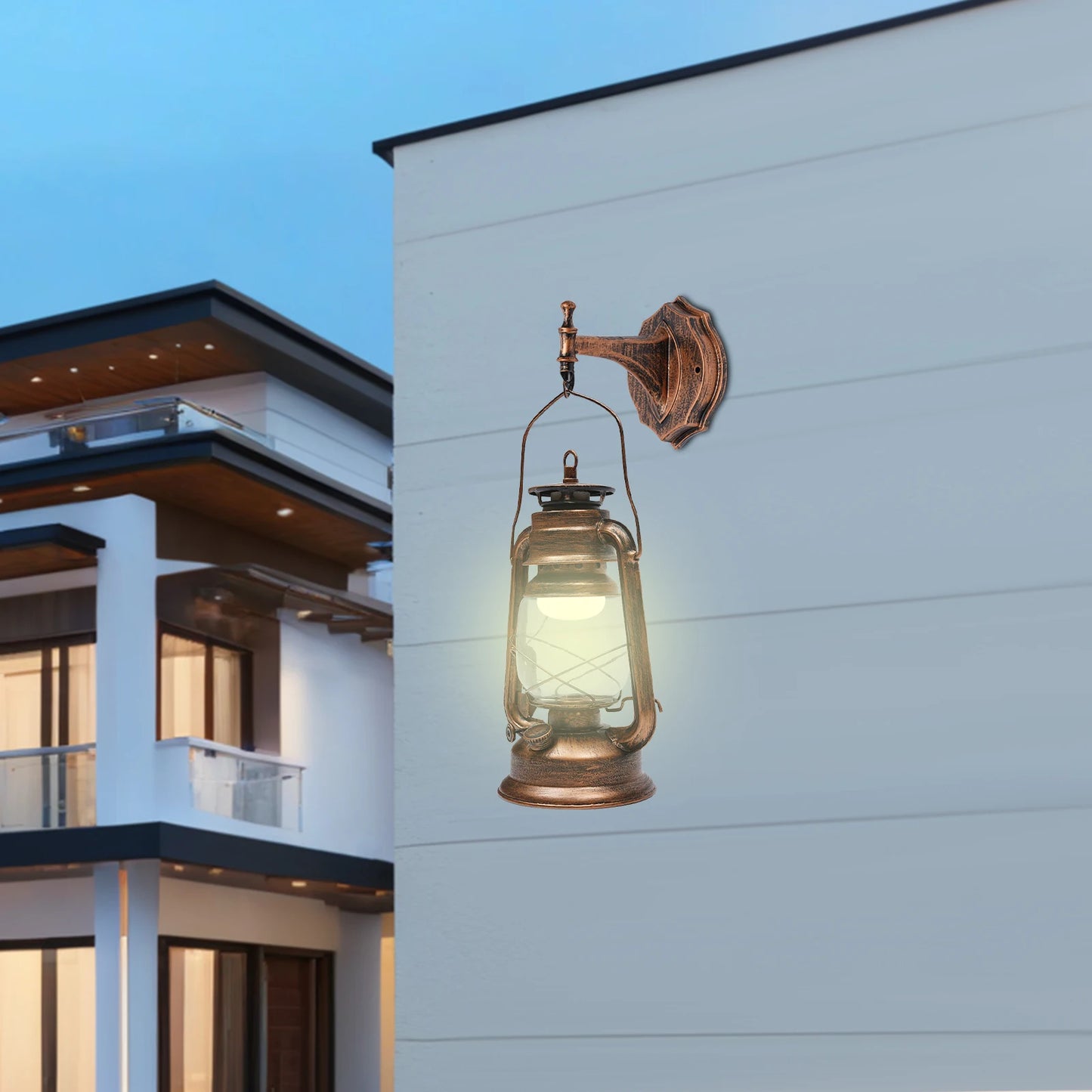 Bymaocar Wall Light Outdoor Hanging Lantern Antique
