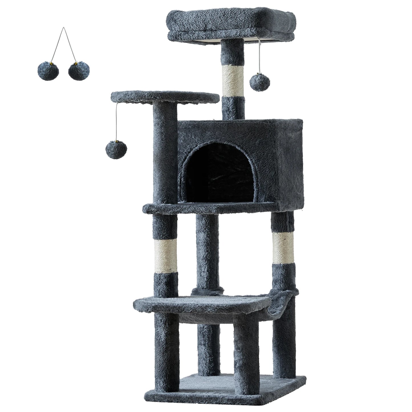 JHK Cat Tree Tall MultiCat Climbing Tower For Indoor Cats