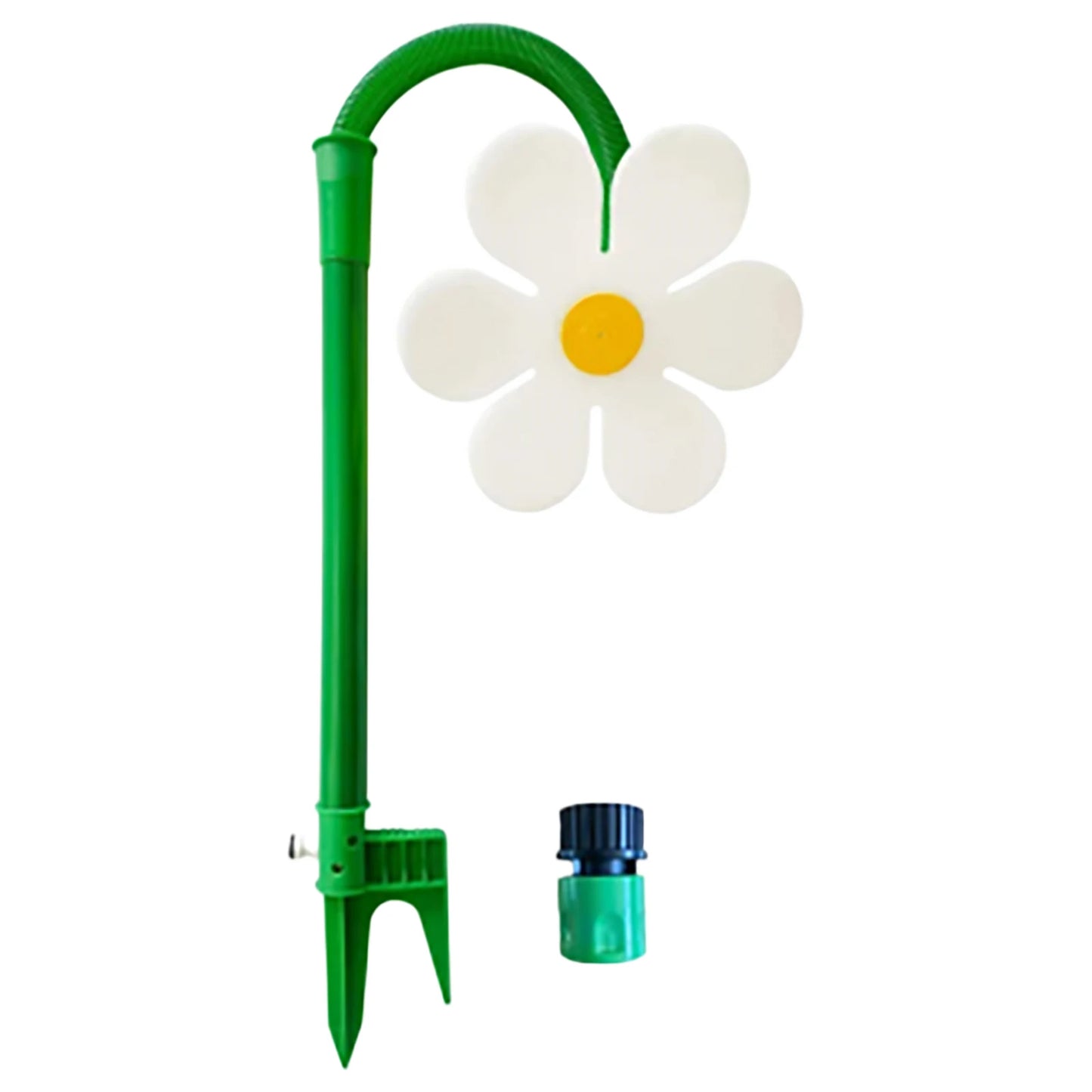 Dancing Daisy Lawn Sprinkler 360 Degree Rotating Flower Water Sprinkler