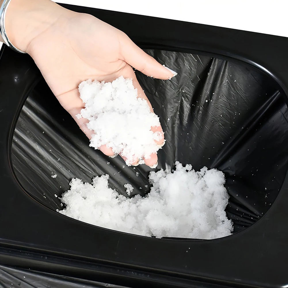 Outdoor Folding Toilet Garbage Bags 12 Pack Disposable