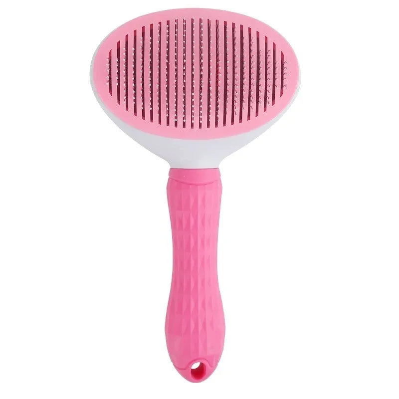 Self Cleaning Pet Hair Remover Brush For Dogs And Cats