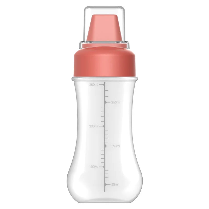 Graduated Squeeze Sauce Bottle Condiment Dispenser Ketchup BBQ