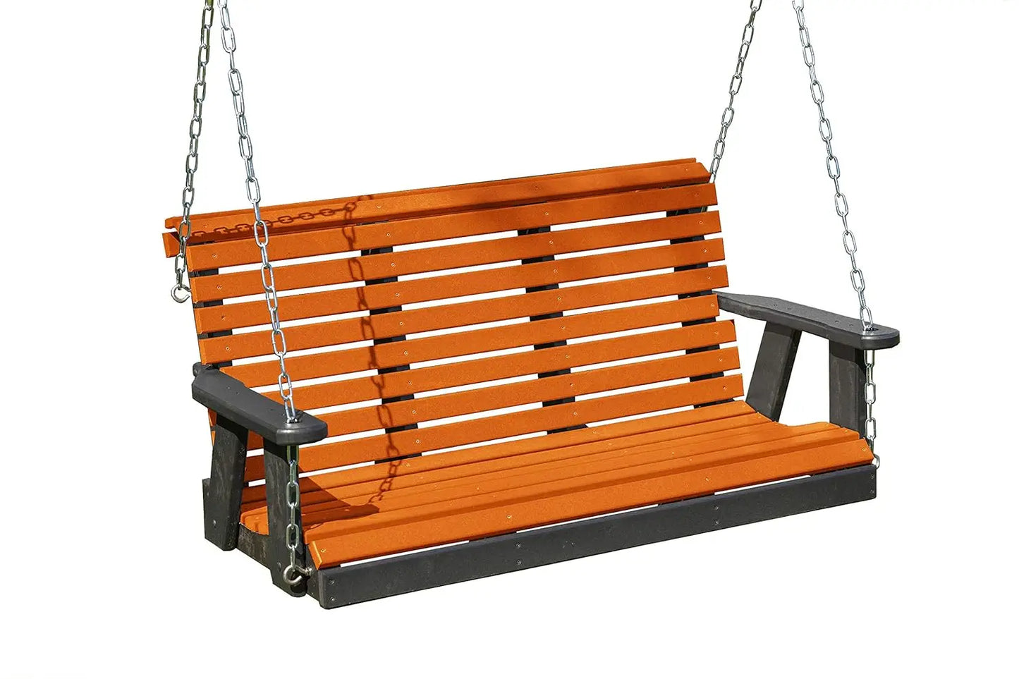 4FT HDPE Porch Swing 1000lb Rollback Design Patio Backyard Garden Park Customized