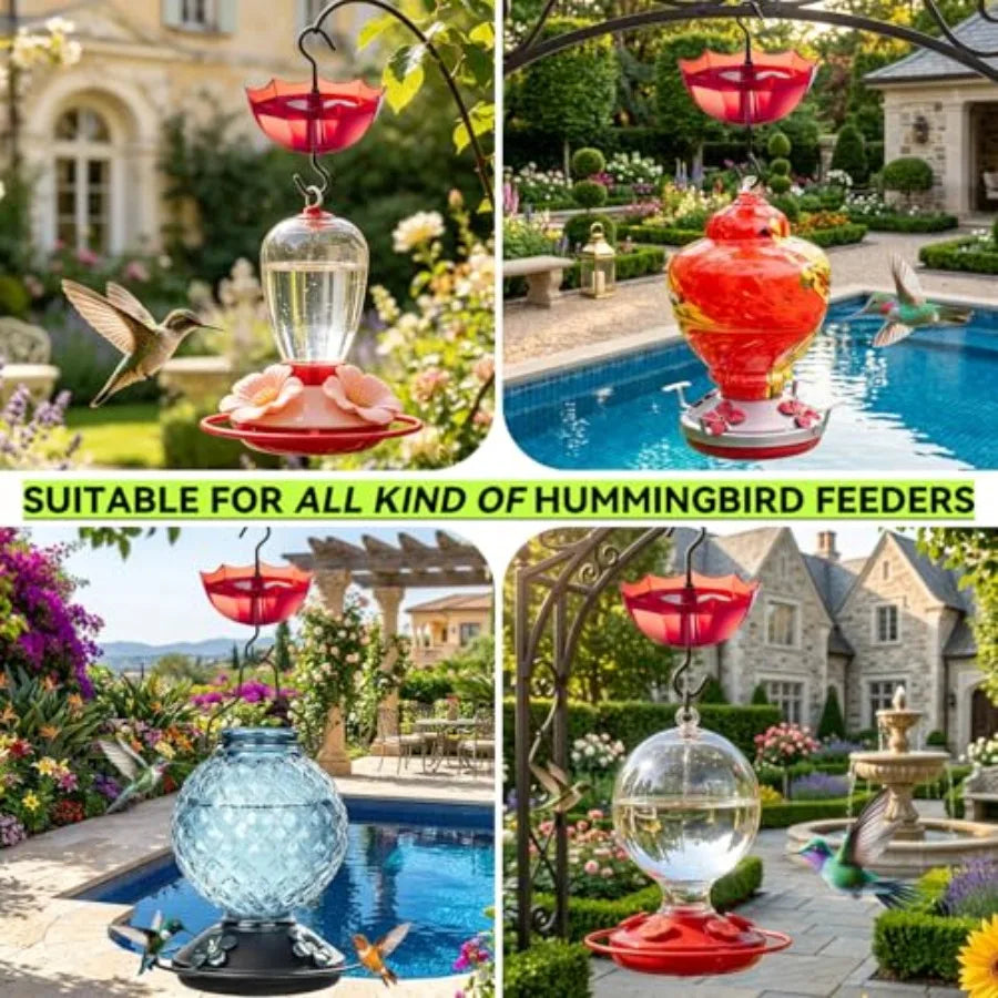 Ant Moat for Hummingbird and Oriole Feeder 5 OZ, 4 Pack Umbrella Hummngbird Feeder Parts Hanging Ant Guard, Feeder Accessory Ho