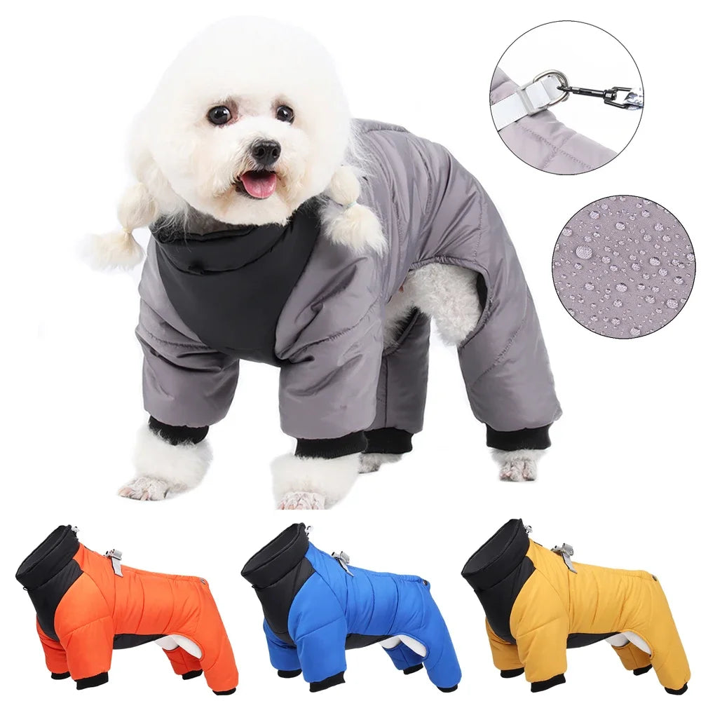 NONECN Winter Down Dog Coat Jacket and Vest for Dogs
