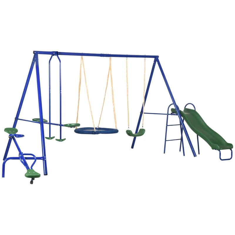 (Multiple models) Metal Swing Set for Kids Outdoor, Heavy Duty Frame with Double Swings,  for Backyard Playground.