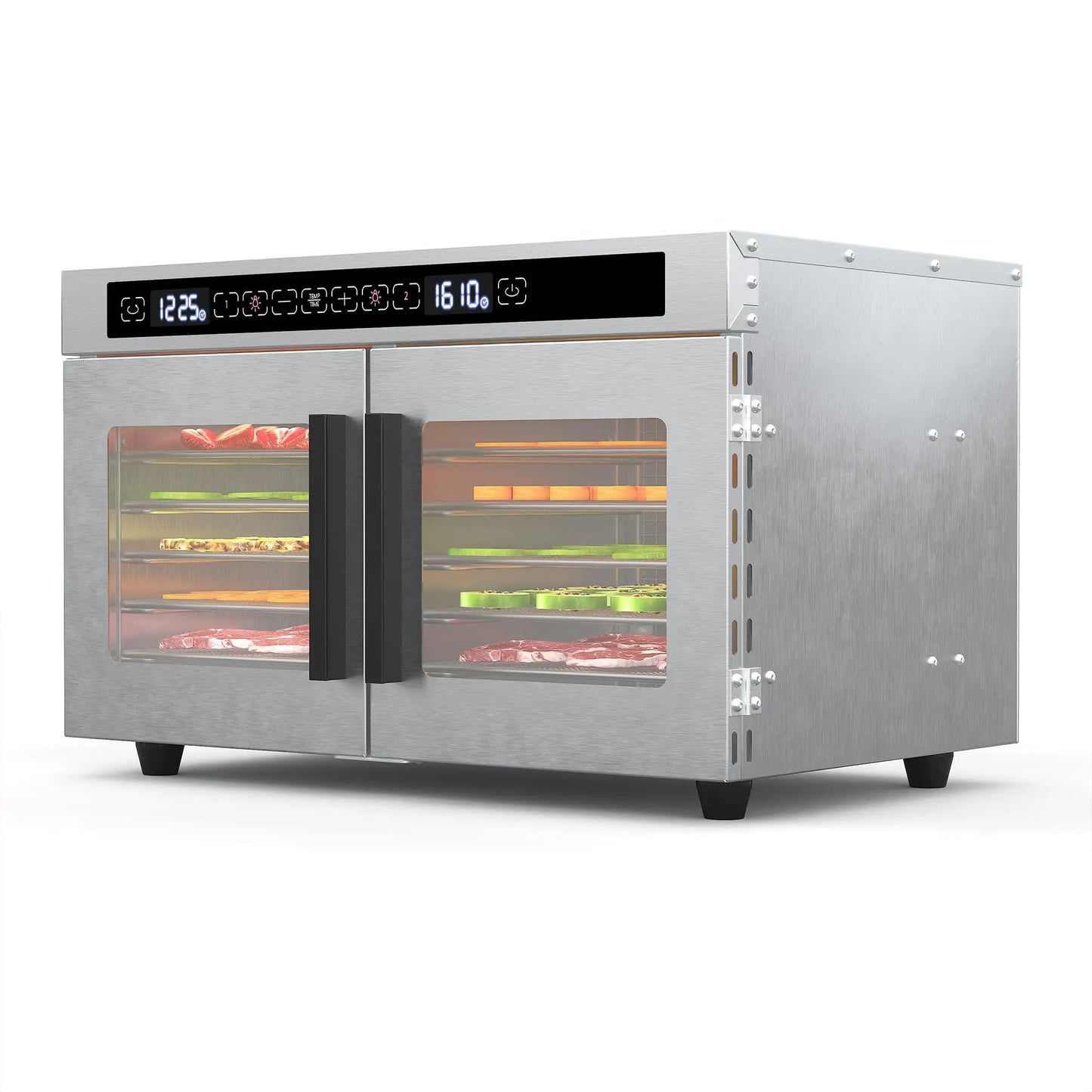 Adoolla Dual Zone Stainless Steel Electric Food Dehydrator