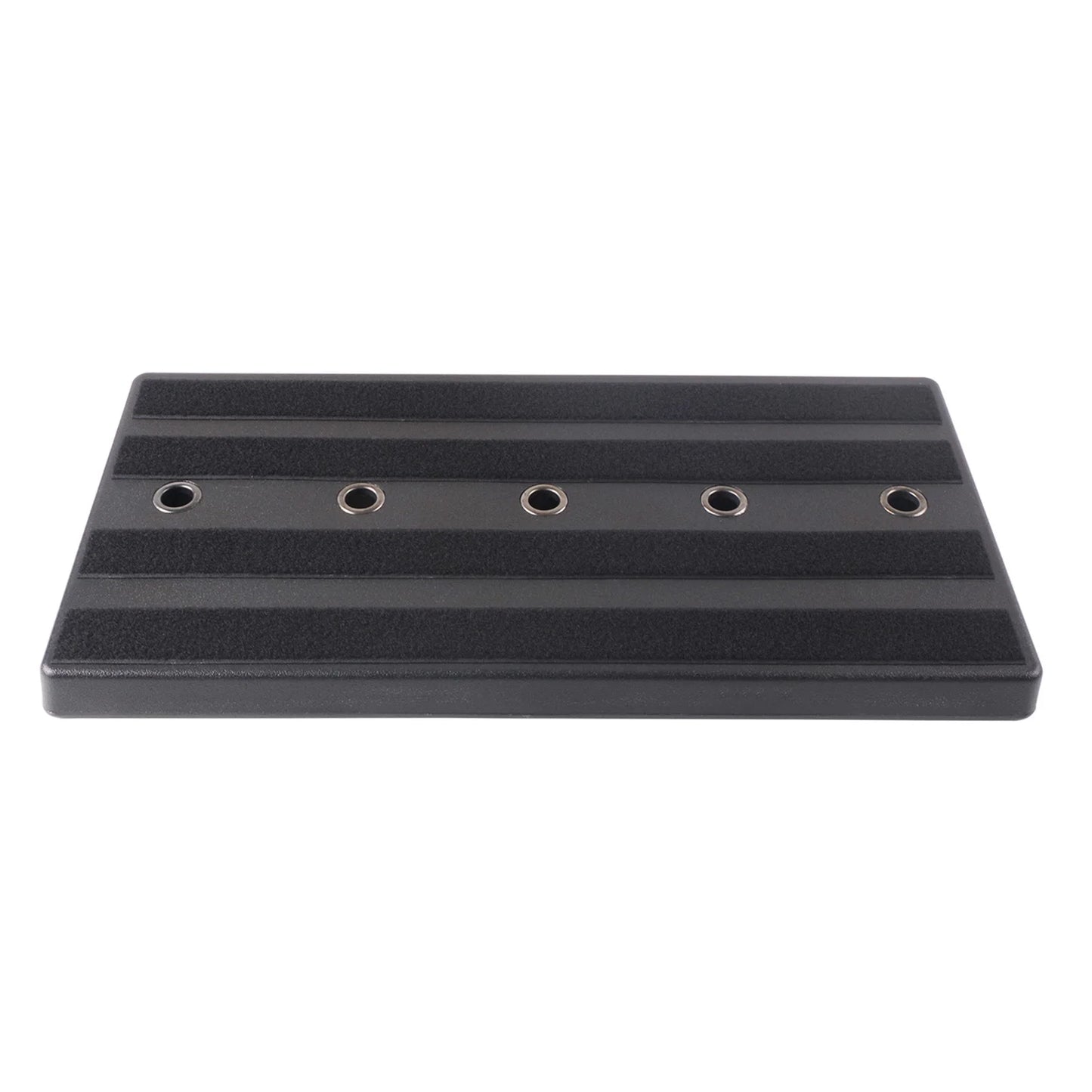 Rockhouse Guitar Pedal Board High-hardness PE Pedal Board w Compartment 11 Hole Storage Power Cord Pressure and Drop Resistance