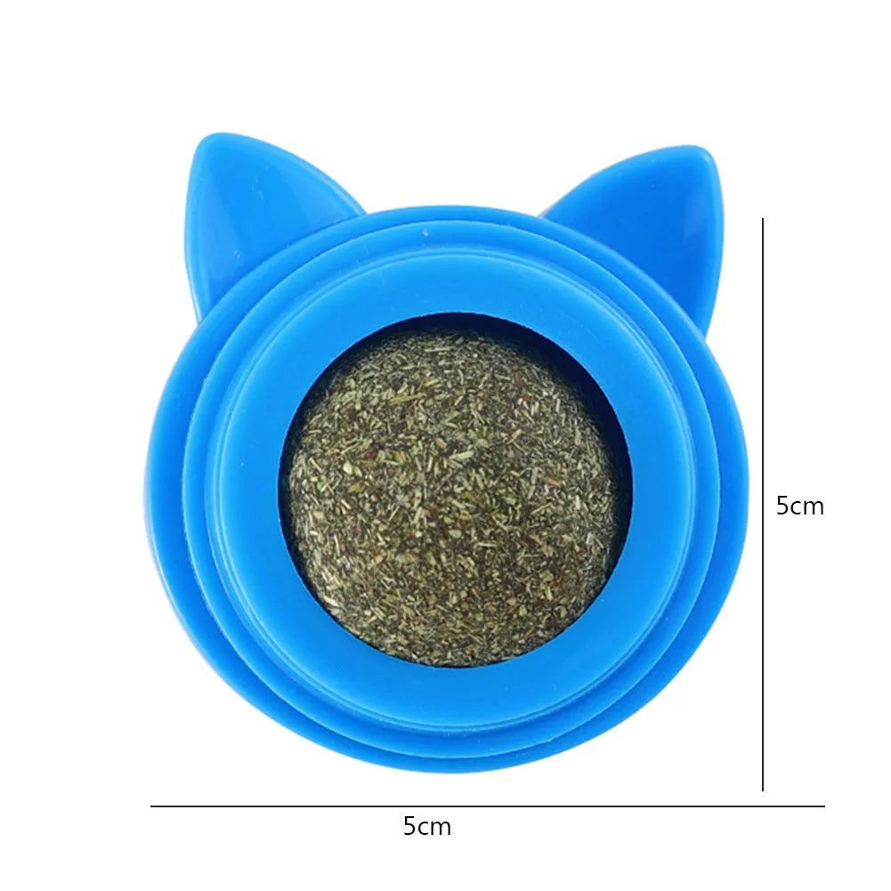 VKTECH Catnip Molar Ball Toy for Teeth Cleaning Cats