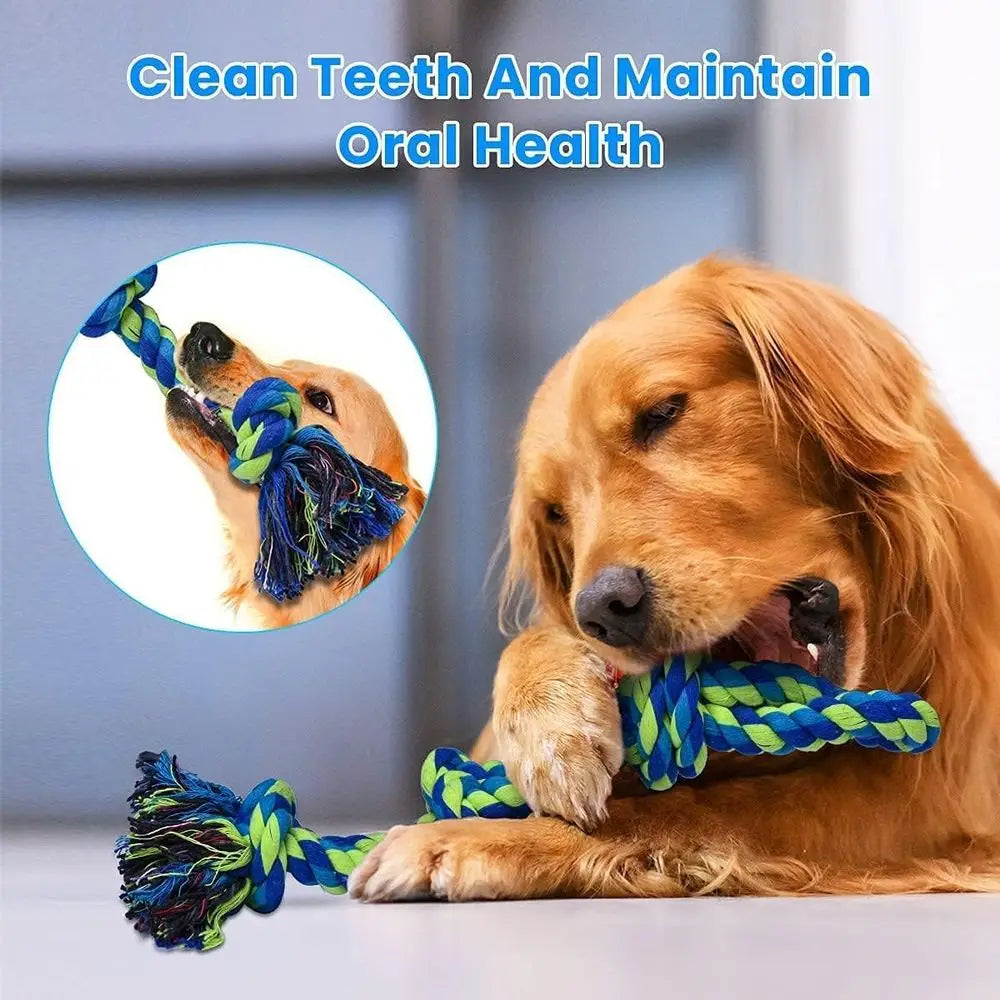 Heavy Duty Dog Rope Toys for Aggressive Chewers 2 Pack
