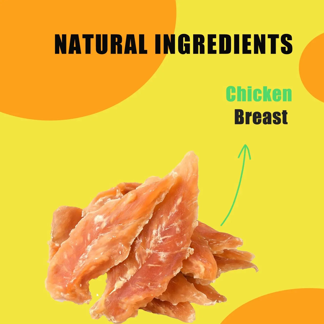 Chicken Jerky Dog Treats Real Chicken Breast High Protein Snack