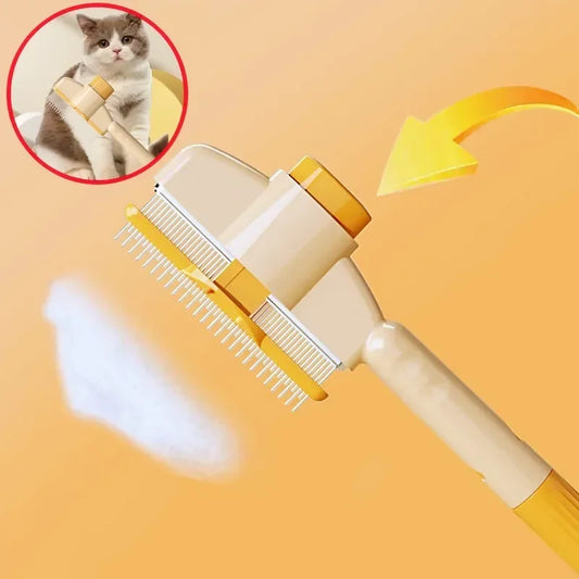 Self Cleaning Dog Comb One Button Grooming Brush For Pets