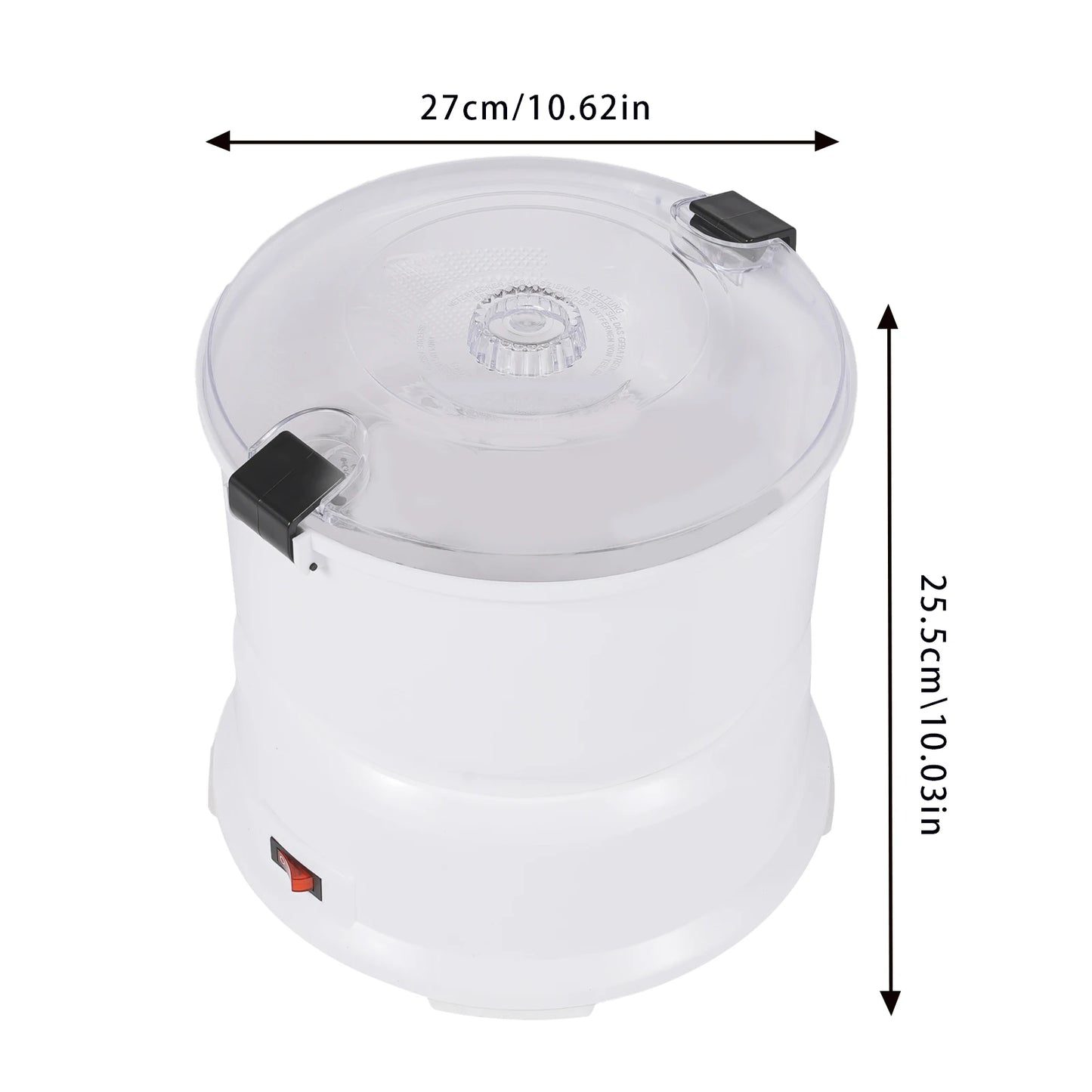 Bymaocar Electric Potato and Vegetable Peeler Stainless Steel