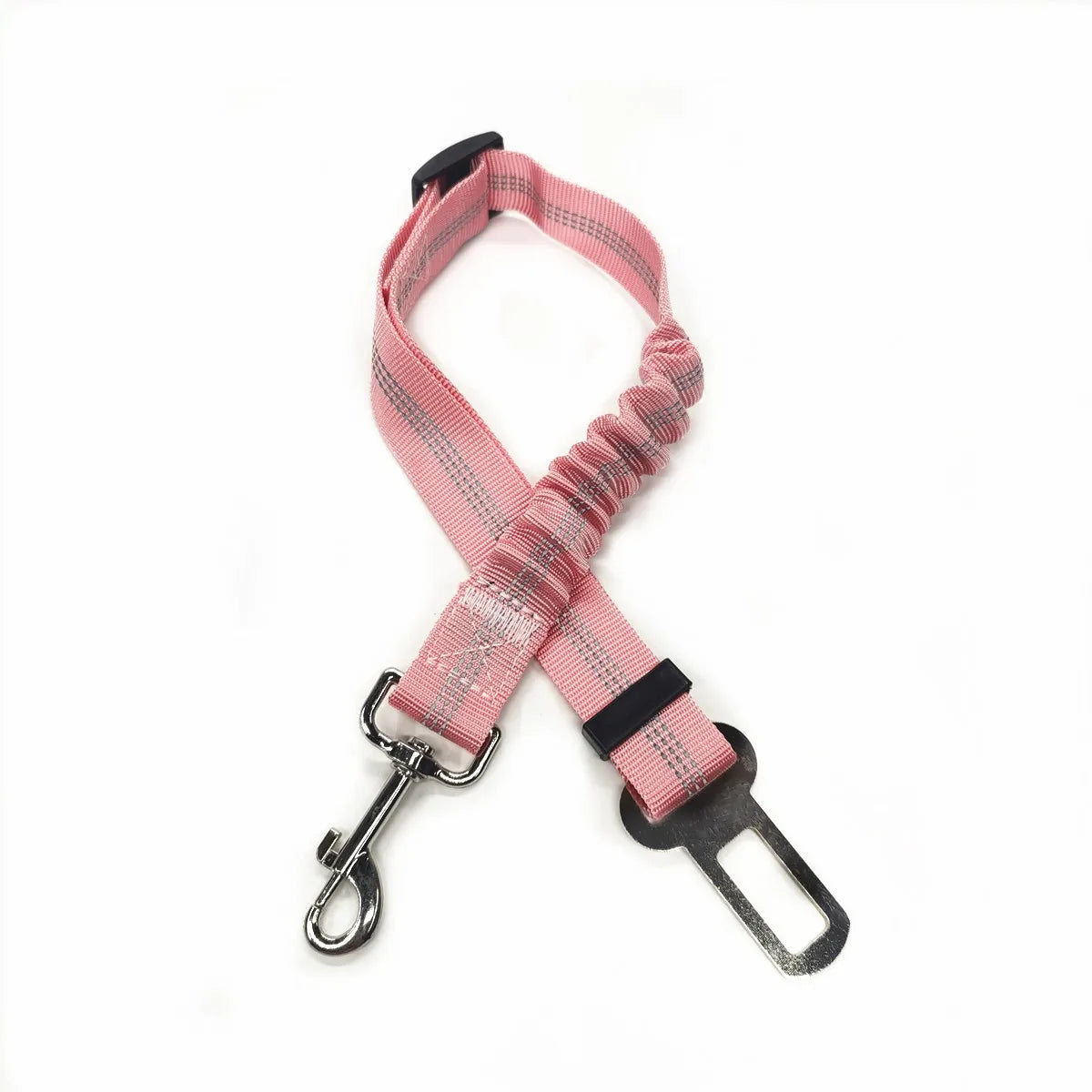 Adjustable Dog Car Seat Belt Harness Nylon Reflective Travel Safe