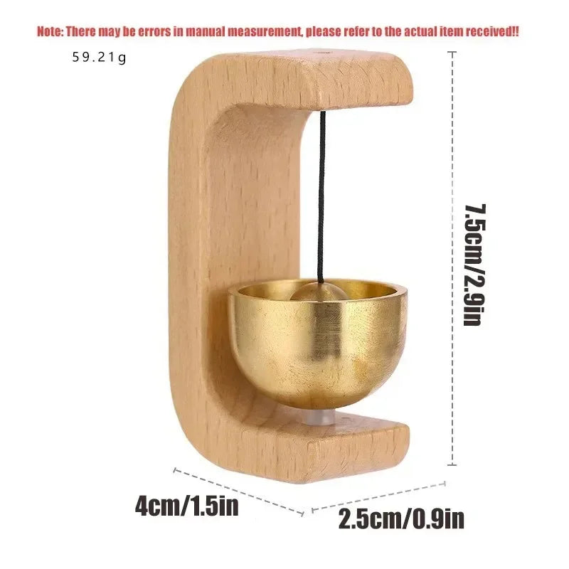 Japanese Wooden Wind Chimes Wireless Doorbell for Home Entrance
