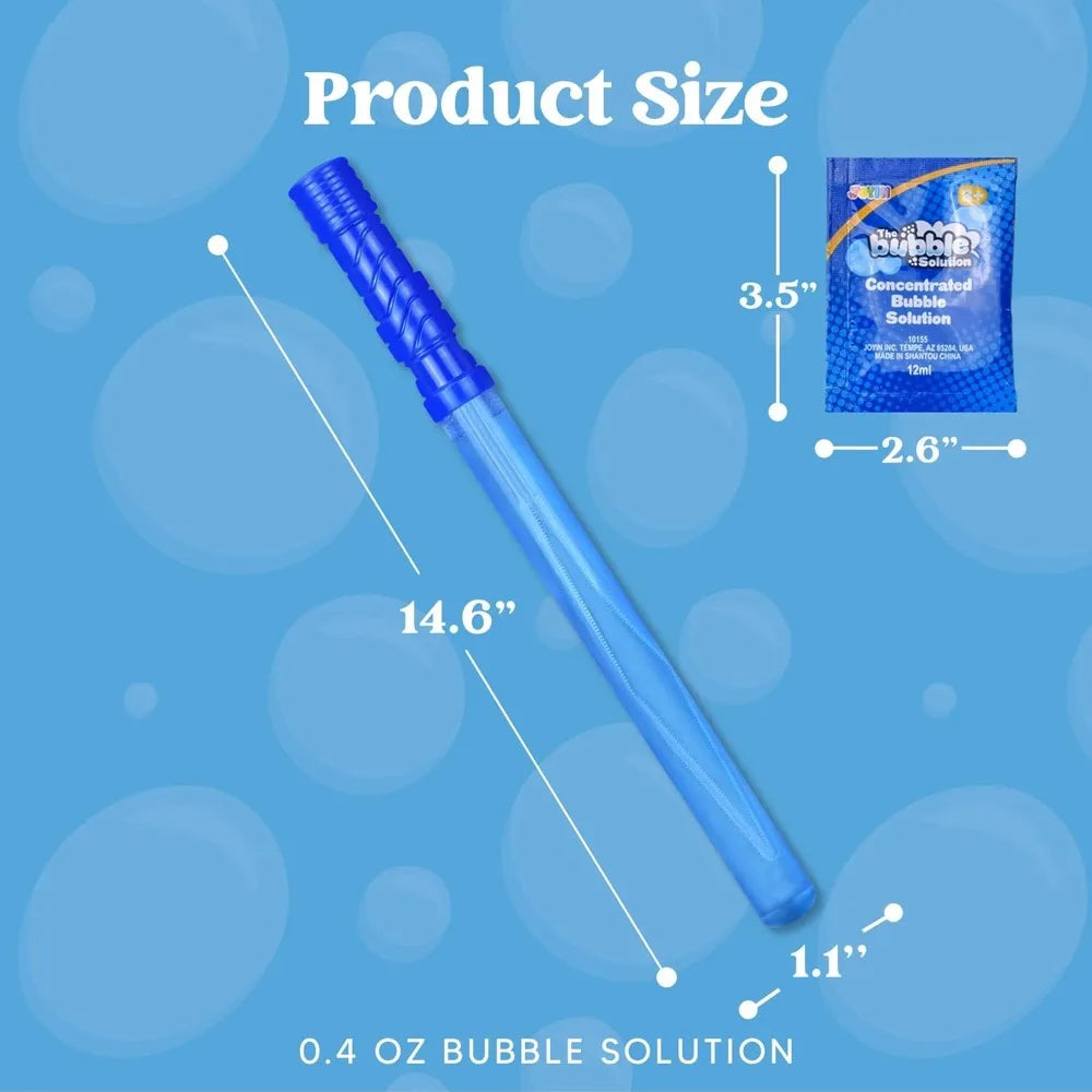 Joyfy Bubble Wands Bulk With Refill Solution For Outdoor Fun