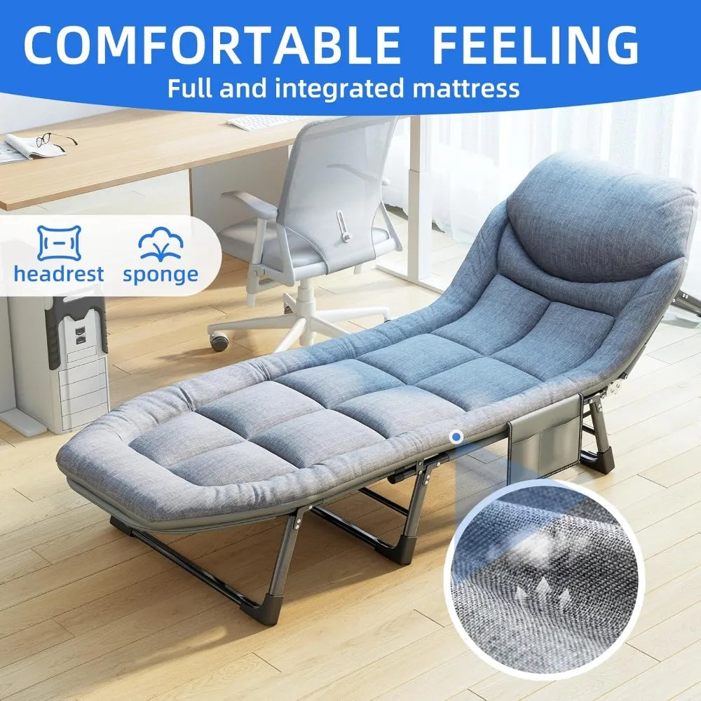 XIUWO Heavy Duty Folding Cot Mattress 550 Lb Indoor Outdoor