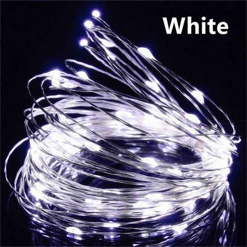 Acosh Neon USB LED Fairy Lights Copper Wire 200LED