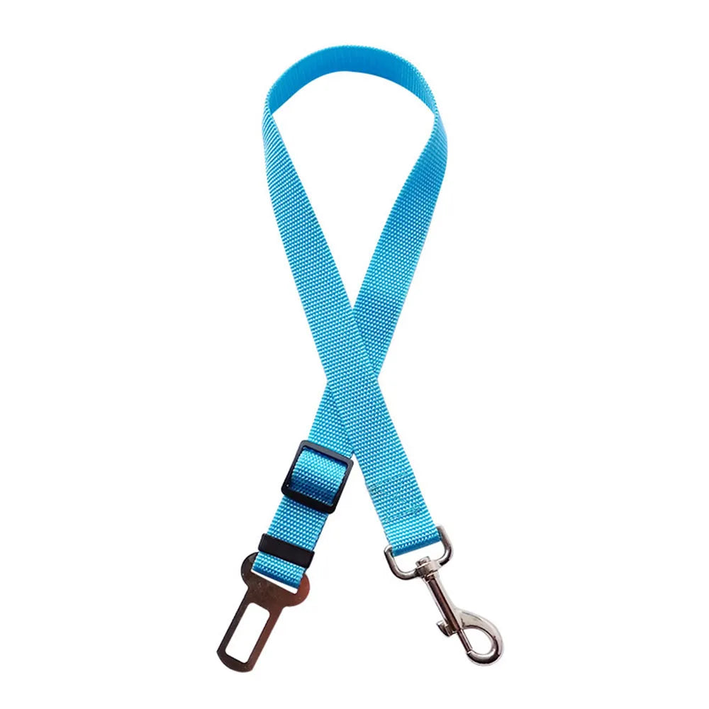 Adjustable Dog Car Seat Belt Harness Nylon Reflective Travel Safe