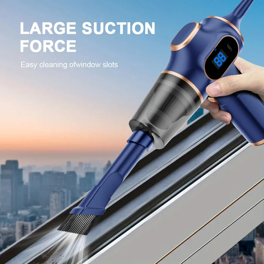 ABS Wireless Car Vacuum Cleaner HEPA Filter High Power Mini
