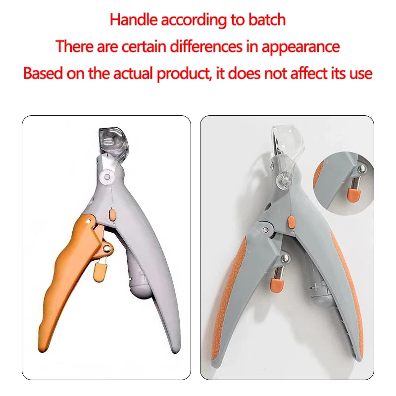 LED Light Pet Nail Clippers With 5x Magnification For Cats And Dogs