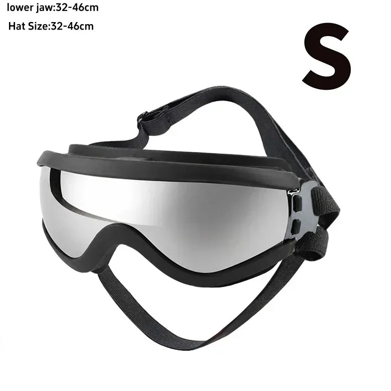 IN Stock Anti-UV Dog Sunglasses Breathable Vent Pet Goggles Windproof Waterproof for Car Riding Beach Outdoor Dogs S M L Sizes