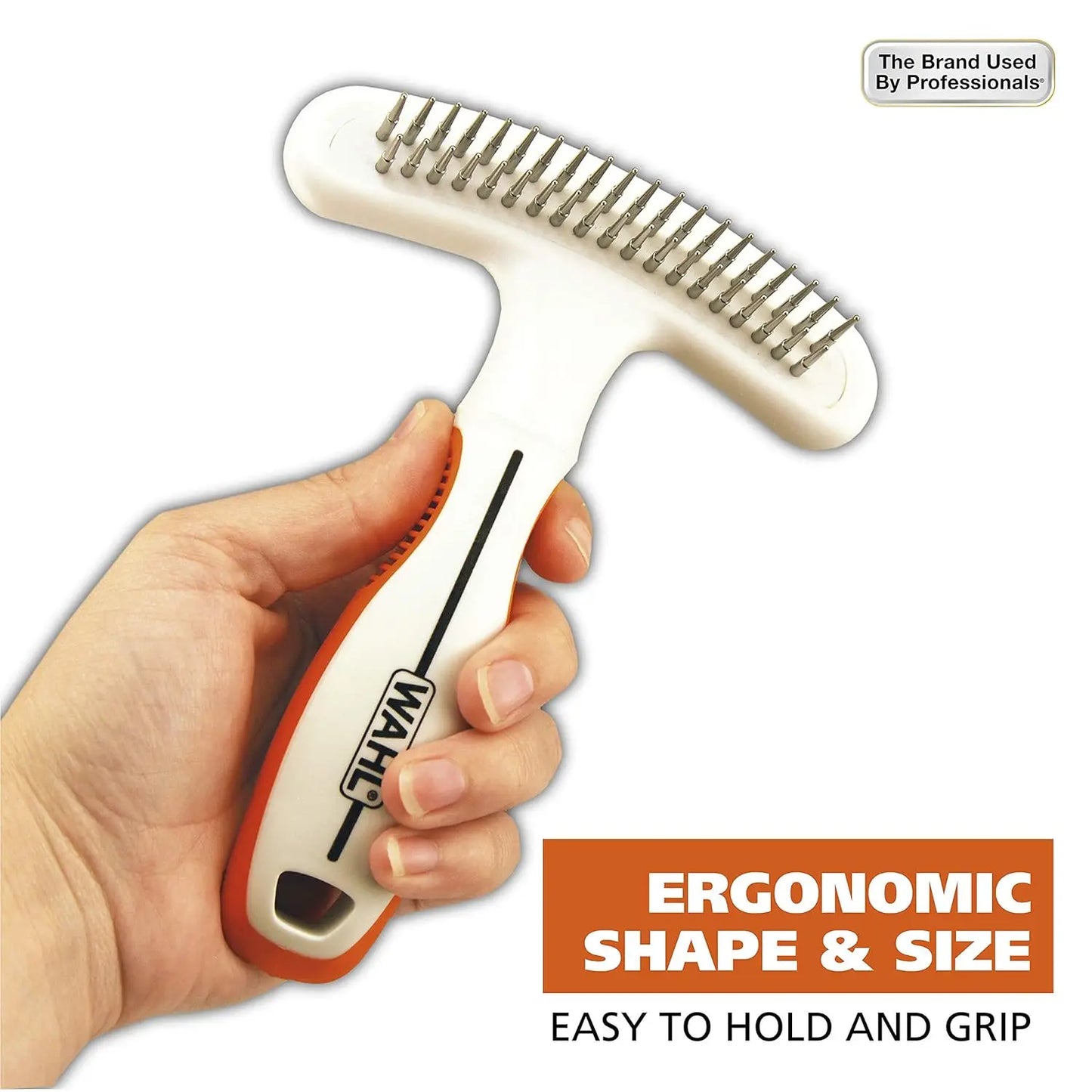 2-In-1 Deshedding Rake and Detangling Blade for Dogs and Cats