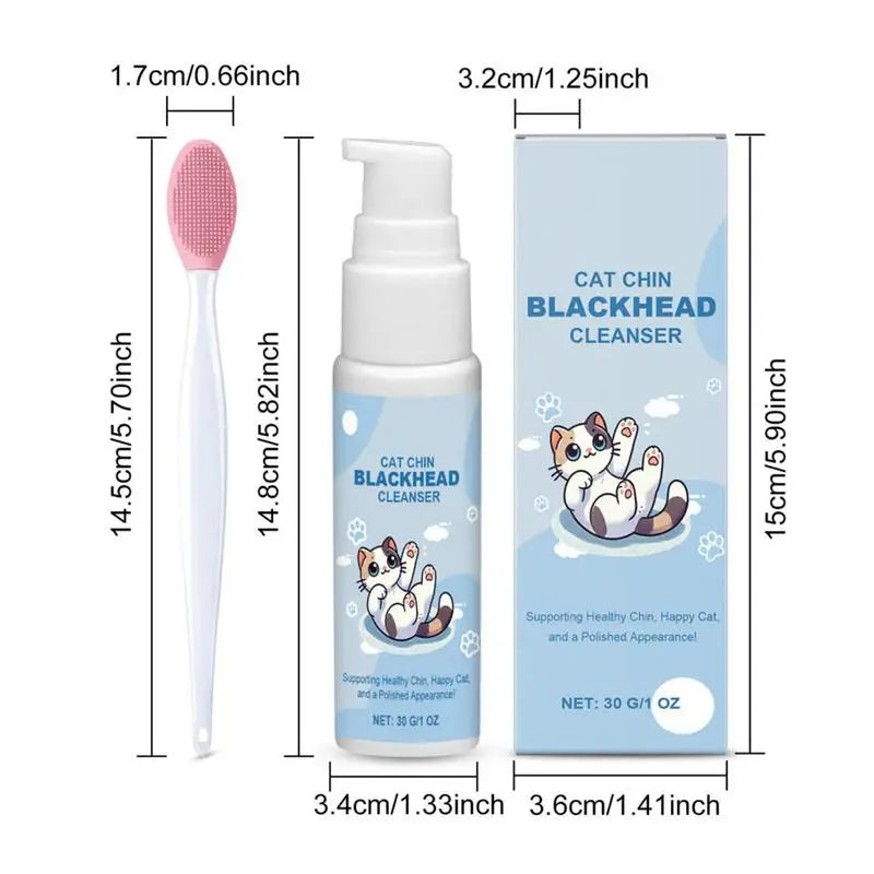 Cat Chin Cleaner Blackhead Lotion for Pets Gentle Acne Treatment