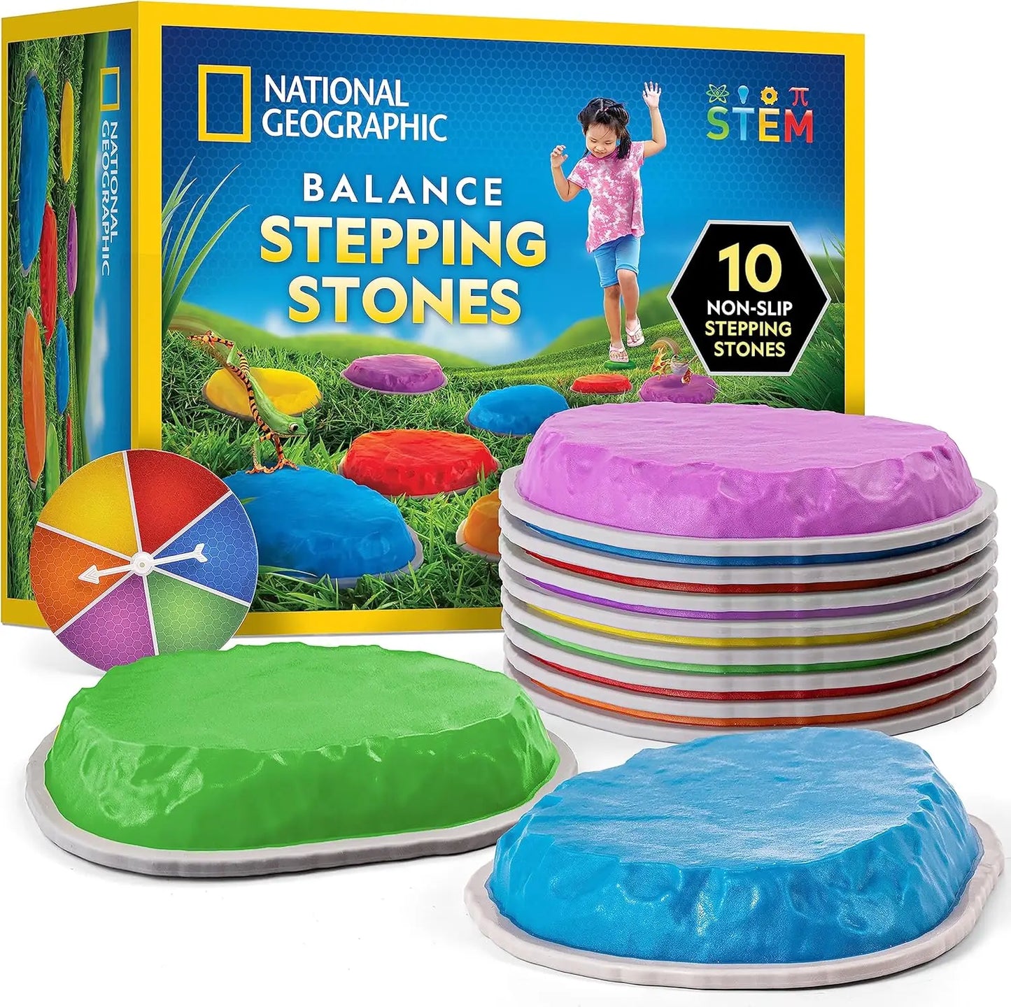 Durable Non Slip Stepping Stones For Kids Indoor Outdoor Play Gifts For Toddlers