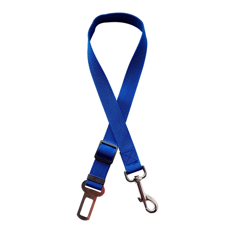 Adjustable Dog Car Seat Belt Harness Nylon Reflective Travel Safe
