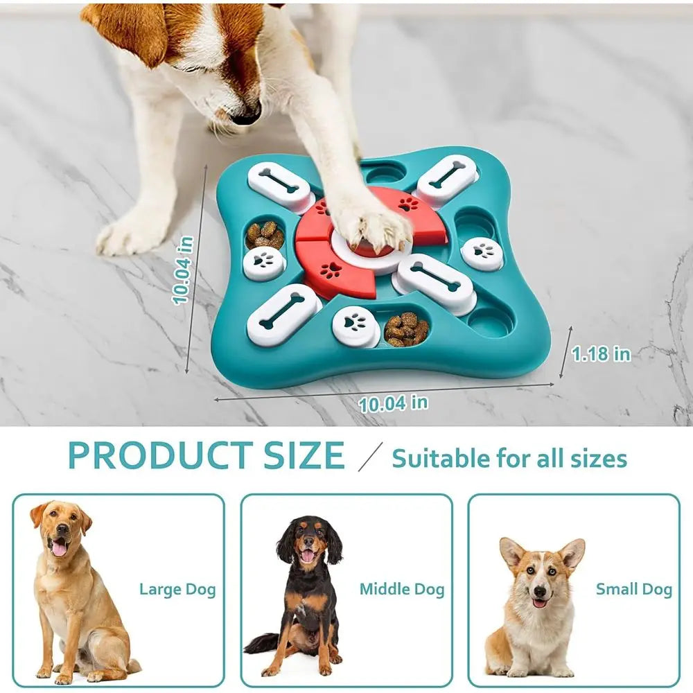 Dog Puzzle Toys Treat Dispensing Enrichment For IQ Training Stimulation