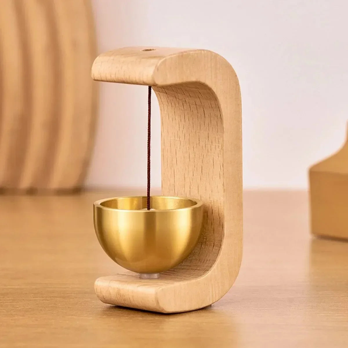 Japanese Wooden Wind Chimes Wireless Doorbell for Home Entrance