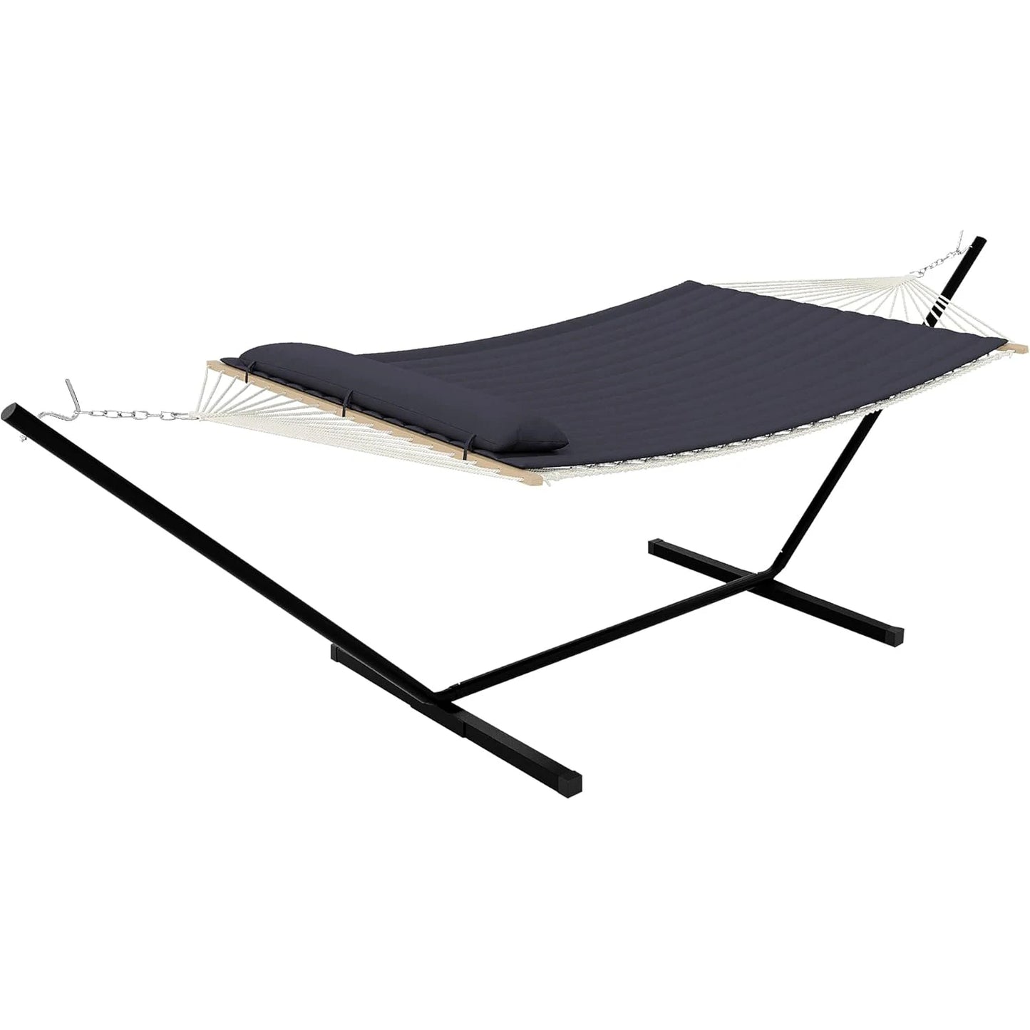 TWISTER.CK Heavy Duty Double Hammock With Stand For Two Person