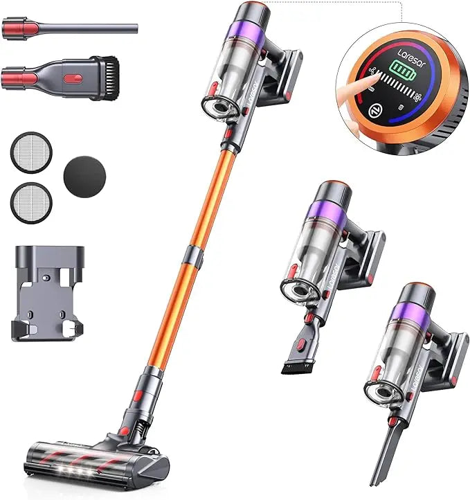 LARESAR Elite 8 Cordless Vacuum Cleaner 450W Powerful Handheld