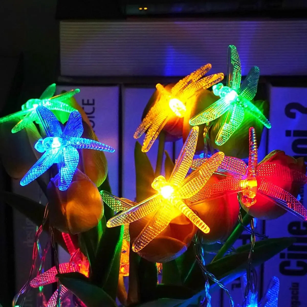 Peach Forest Fairy LED String Lights Battery Powered Home Garden