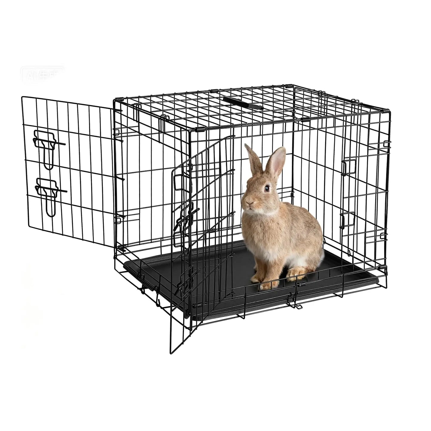 HiMISS Ferret Cage Portable Small Animal Habitat With Removable Tray