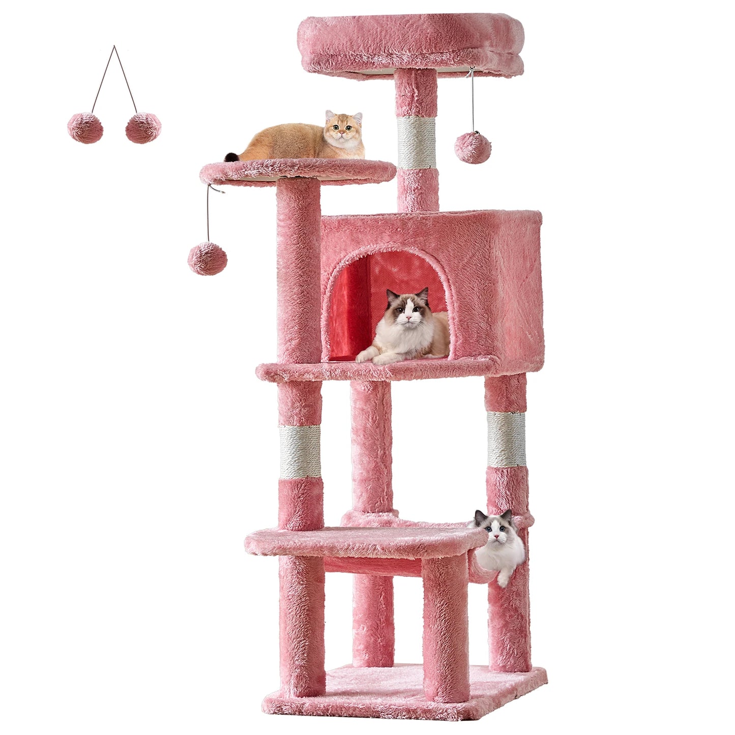 JHK Cat Tree Tall MultiCat Climbing Tower For Indoor Cats