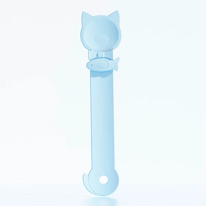 Cat Lickable Wet Food Feeder Spoon With Long Handle