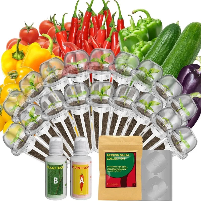 18 Pod Salsa Seed Pod Kit For AeroGarden And GardenCube Hydroponic