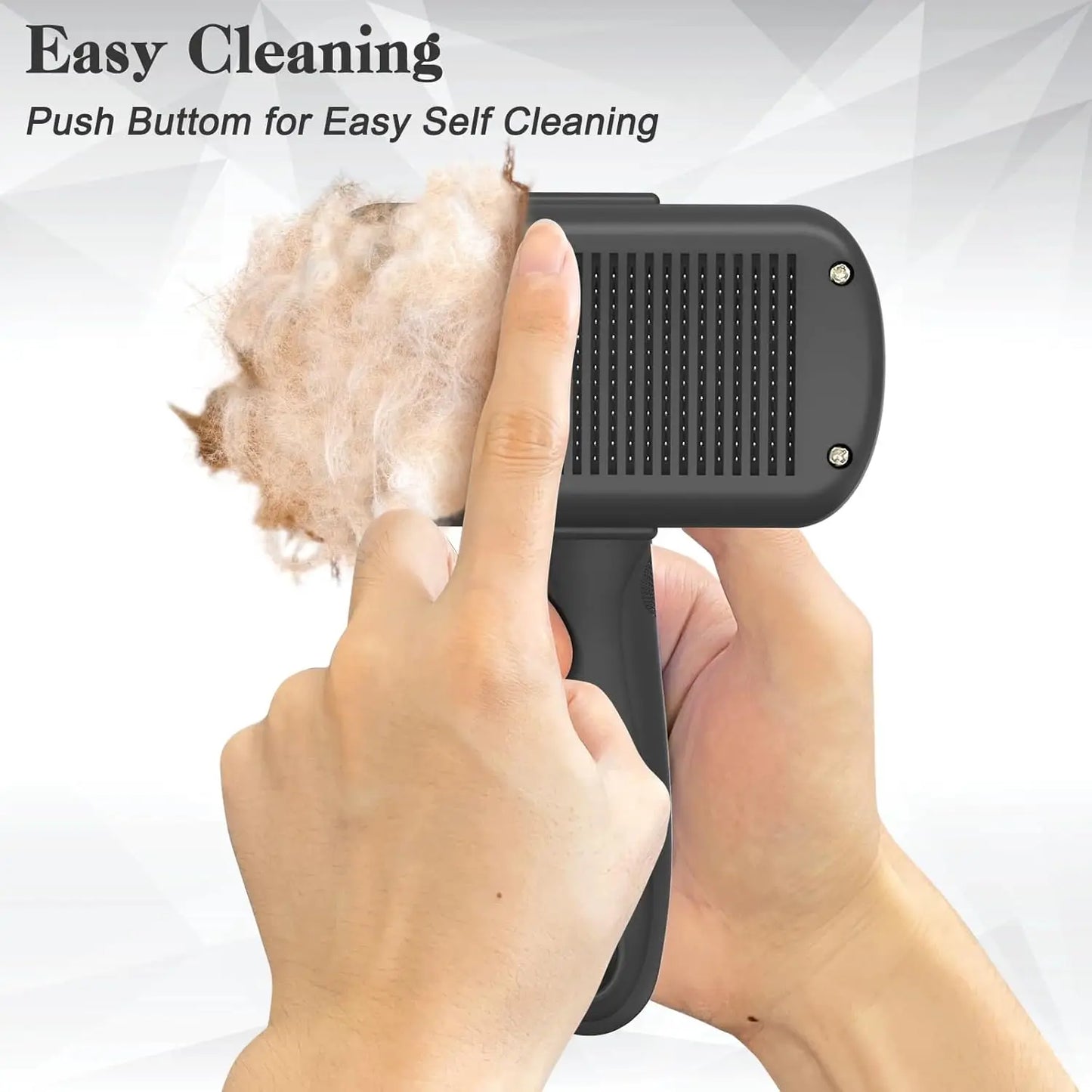 Self Cleaning Deshedding Brush For Dogs And Cats Hair Removal