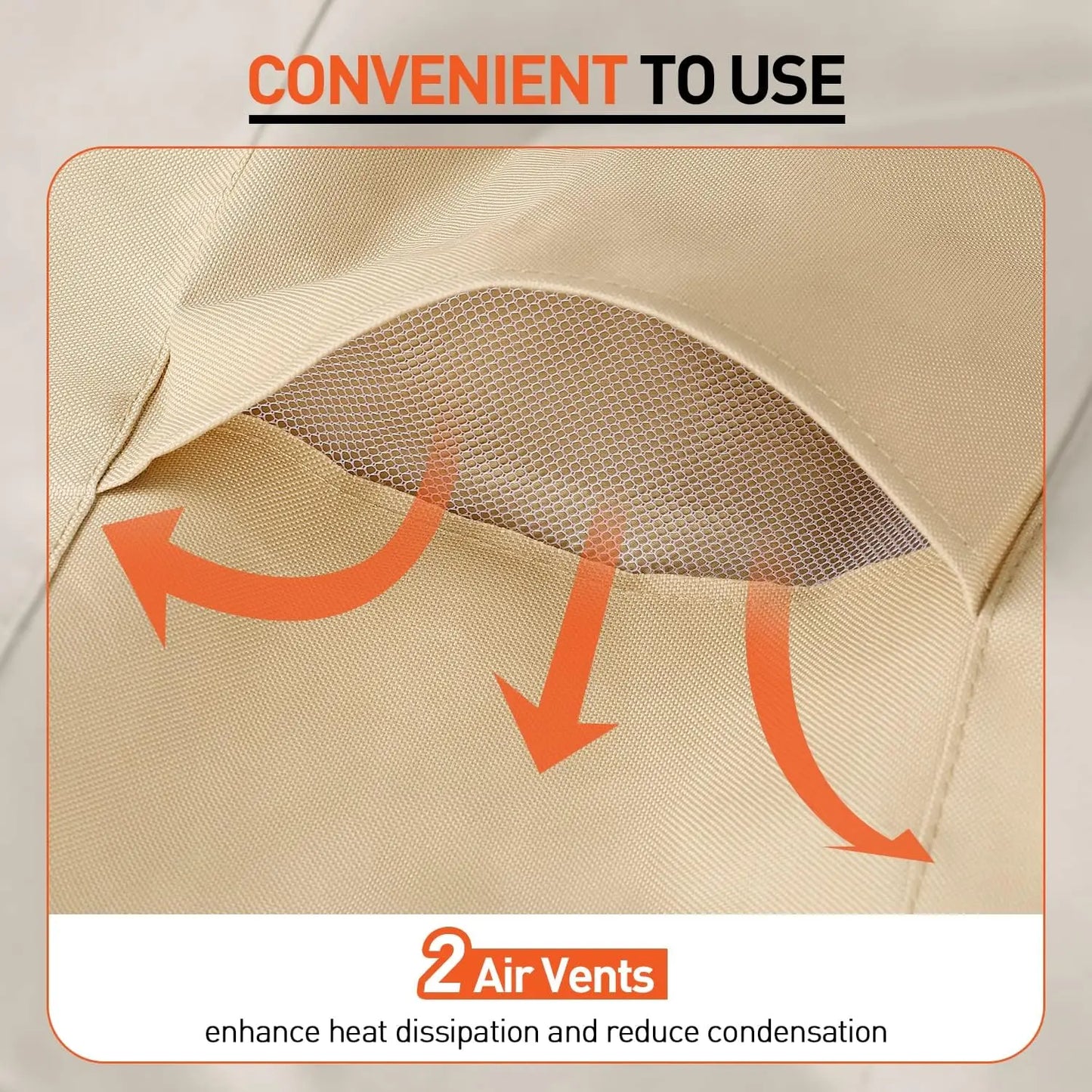 Heavy Duty Waterproof Patio Chaise Lounge Cover 2 Pack