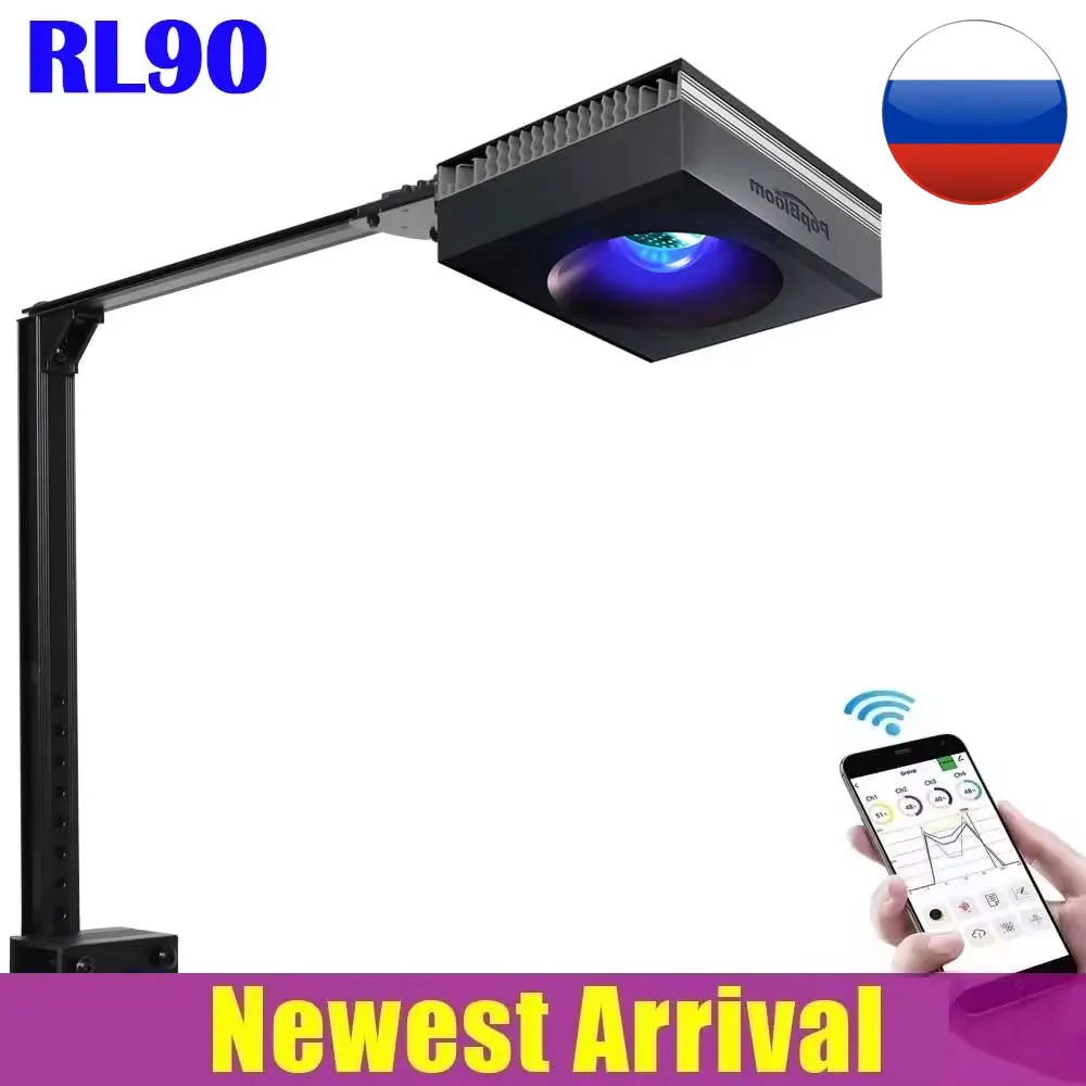 PopBloom Marine Reef Aquarium LED Light 60W 100W For SPS