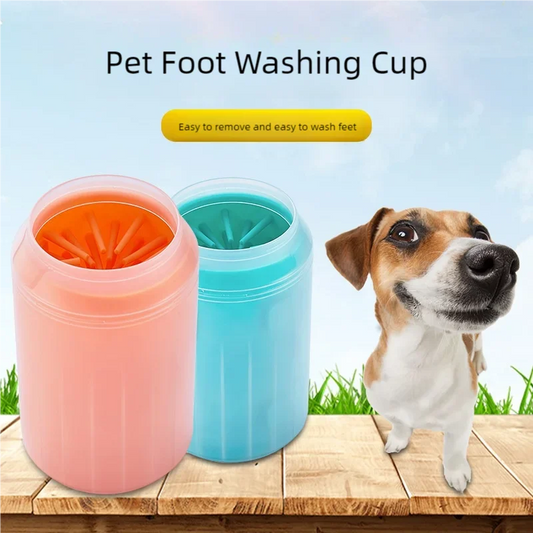 Dog Paw Cleaner Cup Portable Silicone Pet Foot Washer Outdoors