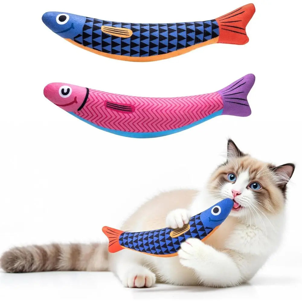 Catnip And Silvervine Interactive Kicker Toy For Indoor Cats