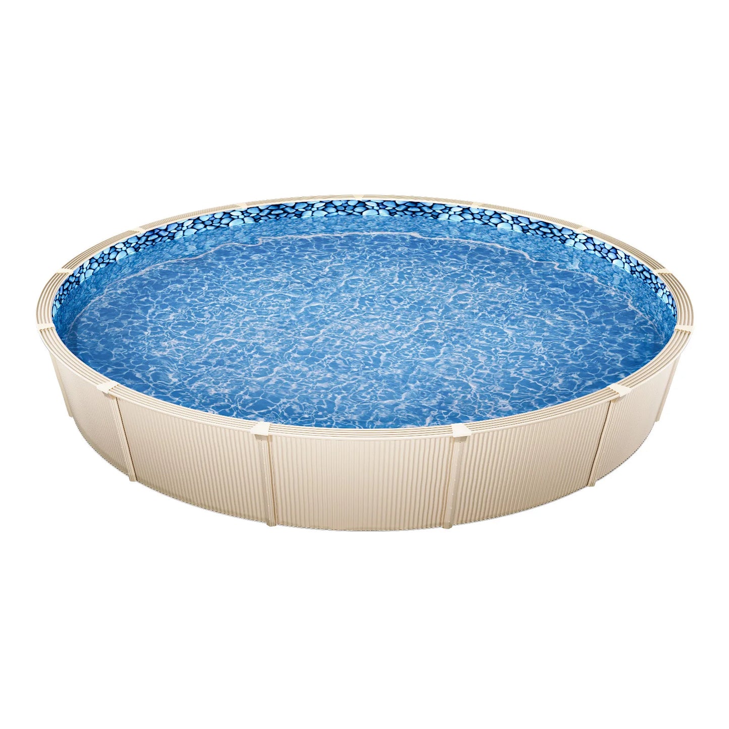 Round Pool Liner Unibead Style Durable Vinyl For Above Ground Pools