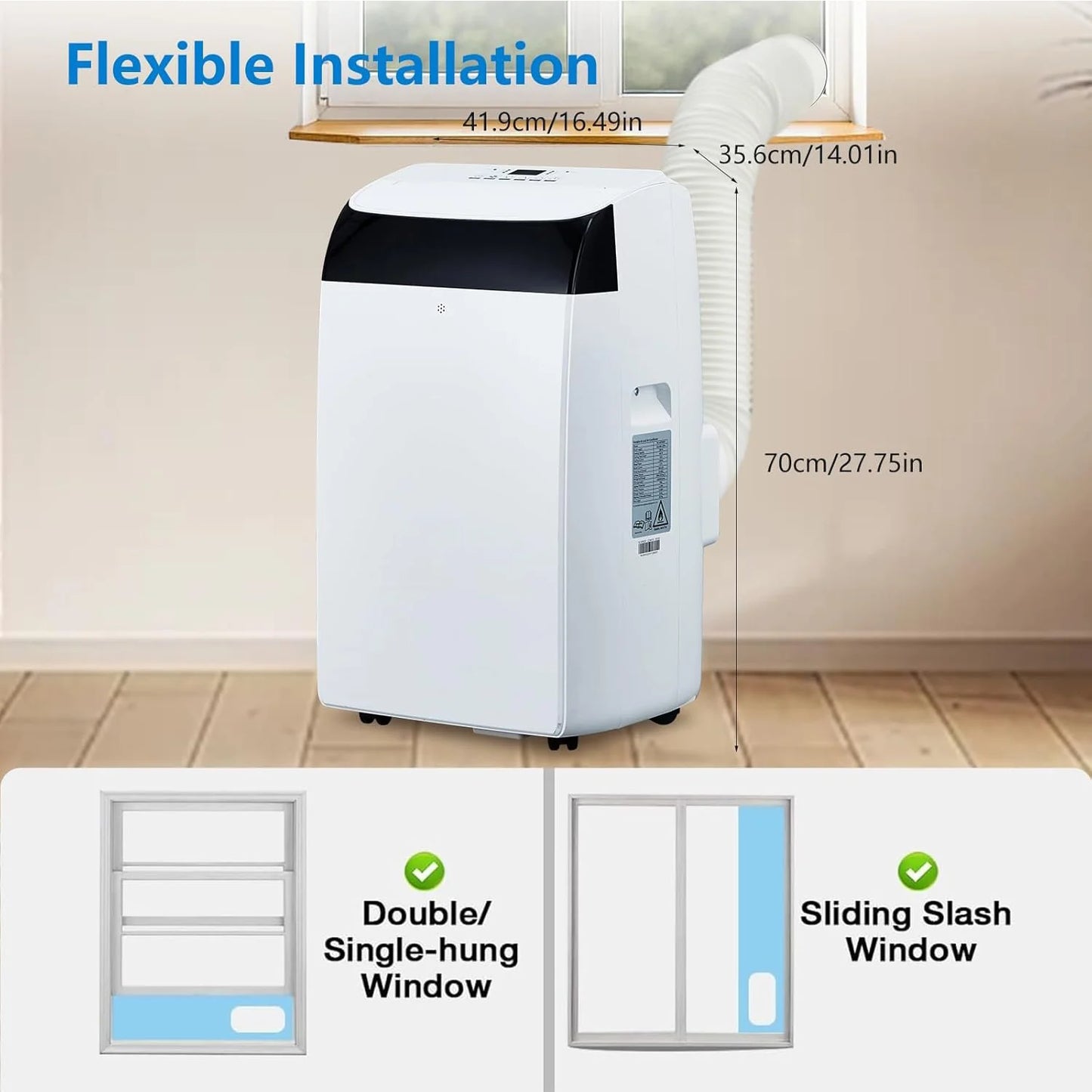 Adoolla Portable Air Conditioner 3 In 1 Cooling Fan Dehumidifier