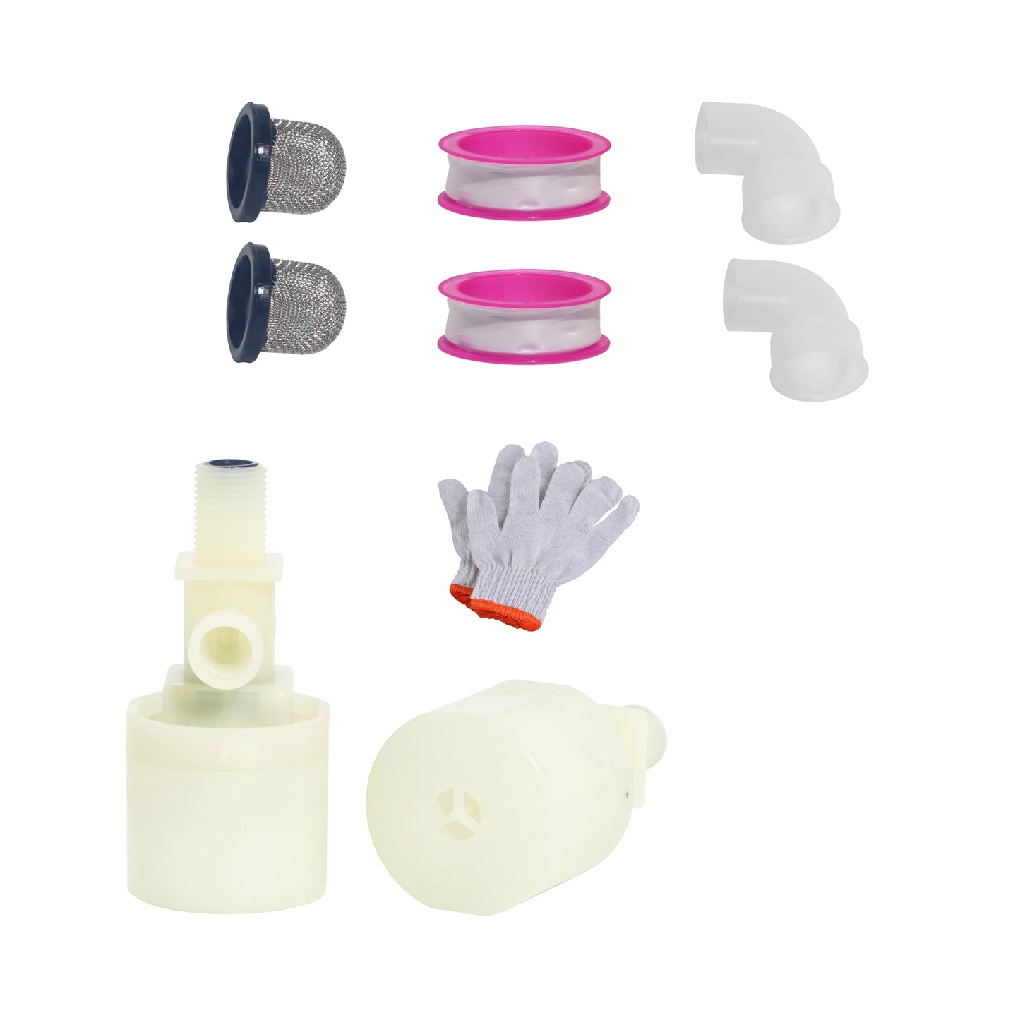 2 Pcs Float Valve  1/2 Inch  Up Inlet 1/2 Inch Side Inlet 3/4 Inch  Up Inlet  3/4 Inch Side Inlet Automatic Float ValveTower