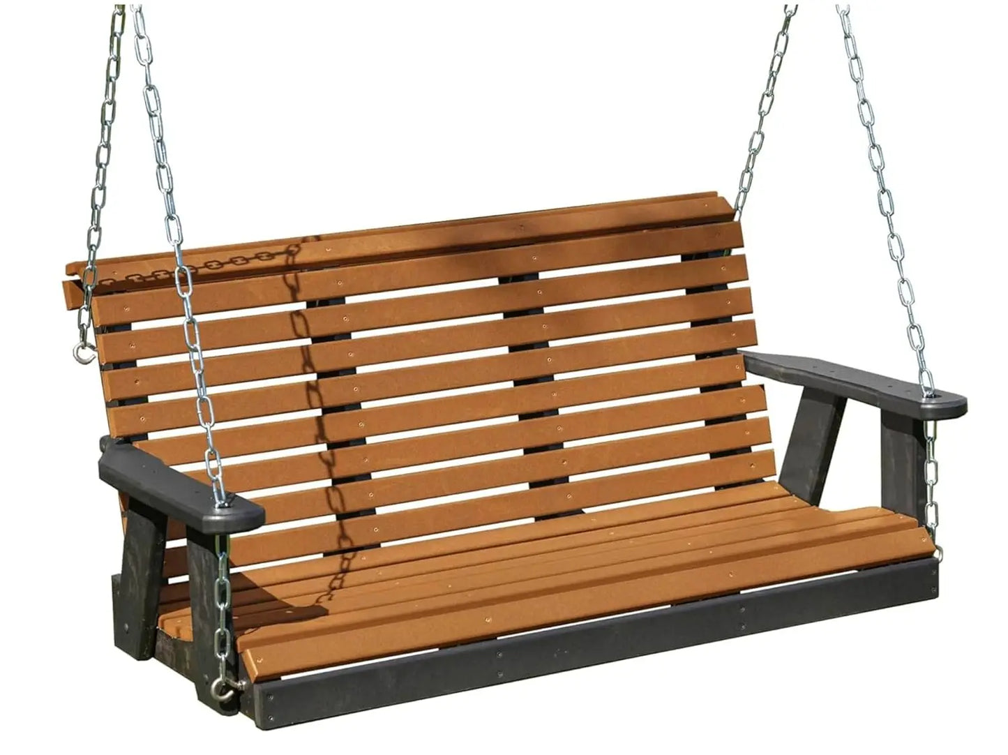 4FT HDPE Porch Swing 1000lb Rollback Design Patio Backyard Garden Park Customized