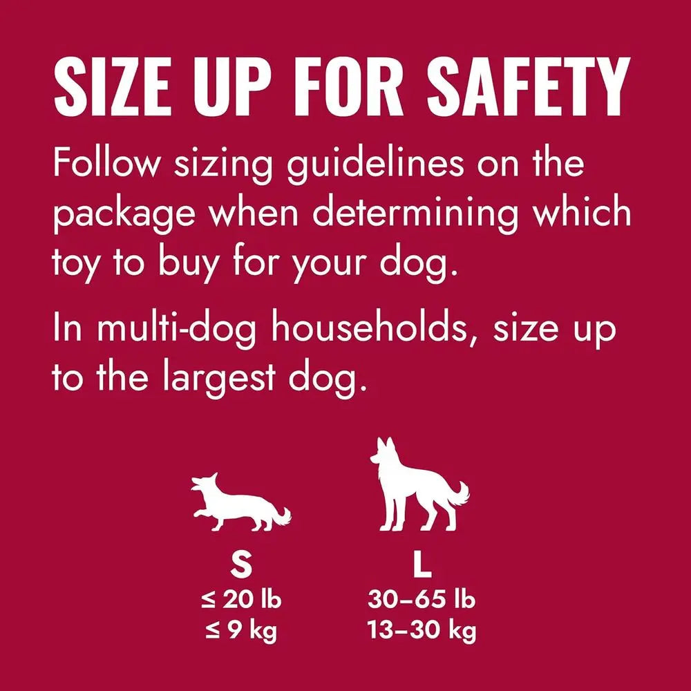 KONG Classic Durable Rubber Disc Dog Toy For Everyday Play