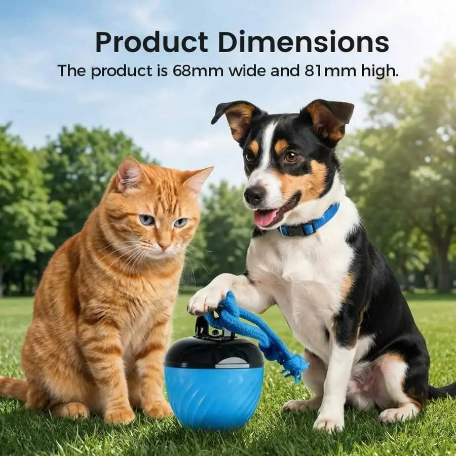 Interactive Dog Ball Toy With Rope Rolling Pet Toy